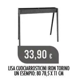 Scelgo Lisa cuociarosticini iron torino offerta