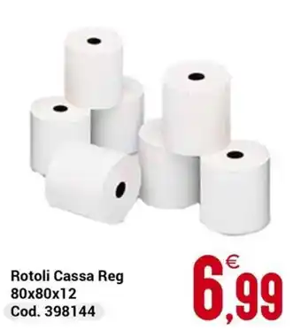 Centro Cash Rotoli Cassa Reg offerta