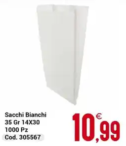 Centro Cash Sacchi Bianchi offerta