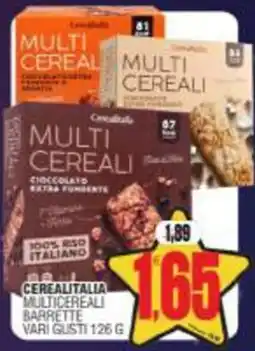 Vicino a te supermercati CEREALITALIA MULTICEREALI BARRETTE offerta