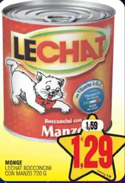 Vicino a te supermercati LECHAT BOCCONCINI CON MANZO offerta