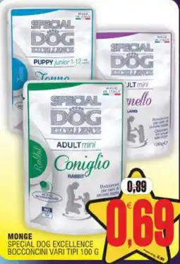 Vicino a te supermercati MONGE SPECIAL DOG EXCELLENCE offerta