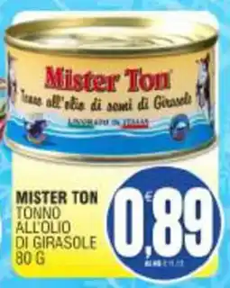 Vicino a te supermercati Mister Ton Tonno all'olio di girasole offerta