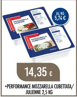 Scelgo +performance Mozzarella Cubettata/Julienne offerta