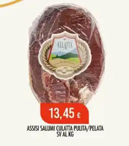 Scelgo ASSISI SALUMI CULATTA offerta