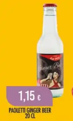 Scelgo PAOLETTI GINGER BEER offerta