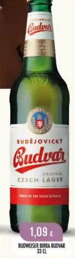 Scelgo Budweiser Birra Budvar offerta