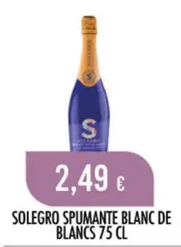 Scelgo Solegro Spumante Blanc de Blancs offerta