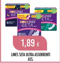 Scelgo LINES SETA ULTRA ASSORBENTI offerta