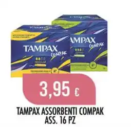 Scelgo TAMPAX ASSORBENTI COMPAX offerta