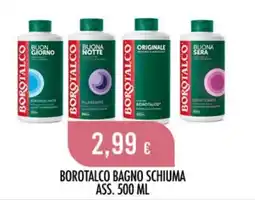 Scelgo BOROTALCO BAGNO SCHIUMA offerta