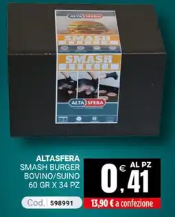 Centro Cash ALTA SFERA SMASH BURGER offerta
