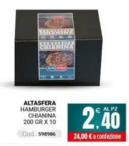 Centro Cash ALTA SFERA HAMBURGER CHIANINA offerta