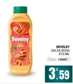 Centro Cash Develey Salsa Rosa offerta