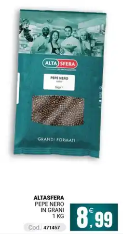 Centro Cash ALTA SFERA PEPE NERO IN GRANI offerta