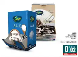 Centro Cash Biffi Sale/Pepe Gaia Bustine offerta