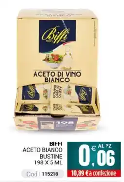 Centro Cash Biffi Aceto Bianco Bustine offerta