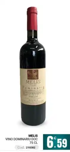 Centro Cash MELIS VINO DOMINARIU DOC offerta