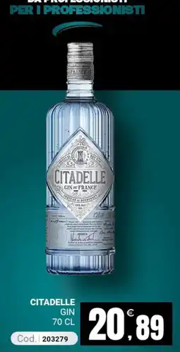 Centro Cash CITADELLE GIN offerta
