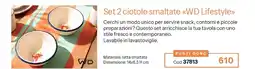 Stanhome Set 2 ciotole smaltate «WD Lifestyle» offerta