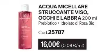 Stanhome Acqua micellare struccante viso, occhi e labbra Dr. pierre ricaud offerta