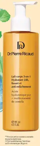Stanhome Latte corpo 3 in 1 idratazione 24h, levigatezza e antirilassamento Dr.Pierre Ricaud offerta