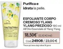 Stanhome KIOTIS ESFOLIANTE CORPO CREMOSO YLANG YLANG PREZIOSO offerta