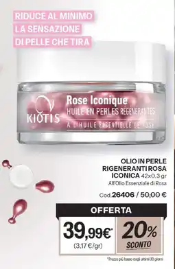 Stanhome Kiotis olio in perle rigeneranti rosa iconica offerta