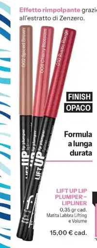 Stanhome LIFT UP LIP PLUMPER - LIPLINER offerta