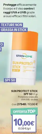 Stanhome STANHOME SUN PROTECT STICK offerta
