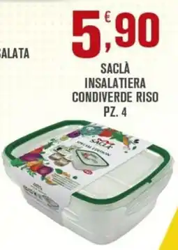Punto é market Saclà insalatiera condiverde riso offerta