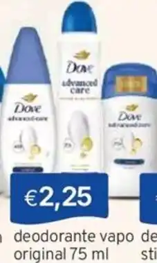 Sirene Blu Dove deodorante vapo original offerta