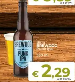 Coop Radenza Birra brewdog Punk Ipa offerta