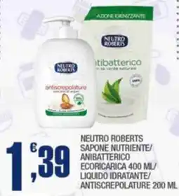 Splendidi e Splendenti NEUTRO ROBERTS SAPONE NUTRIENTE/ANIBATTERICO offerta