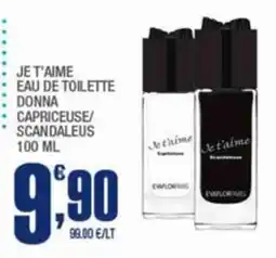 Splendidi e Splendenti Je t'aime Donna Capriceuse/Scandaleux offerta