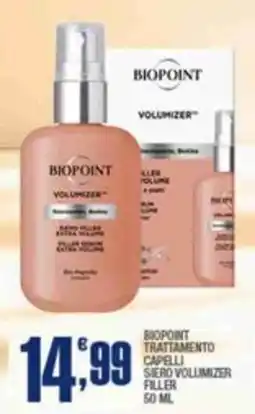 Splendidi e Splendenti BIOPPOINT TRATTAMENTO CAPELLI SIERO VOLUMIZER FILLER offerta