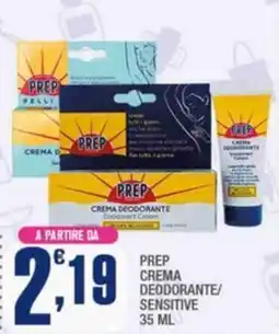 Splendidi e Splendenti PREP CREMA DEODORANTE/SENSITIVE offerta