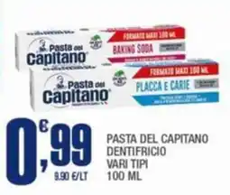 Splendidi e Splendenti Pasta del Capitano Dentifricio offerta