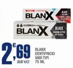 Splendidi e Splendenti BLANX DENTIFRICIO offerta