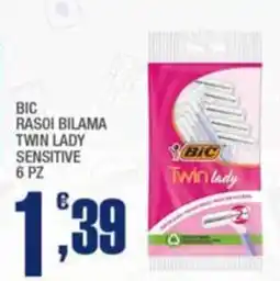 Splendidi e Splendenti BIC RASOI BILAMA TWIN LADY SENSITIVE offerta