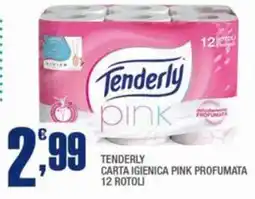 Splendidi e Splendenti Tenderly carta igienica pink profumata offerta