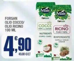 Splendidi e Splendenti FORSAN OLIO COCCO/OLIO RICINO offerta