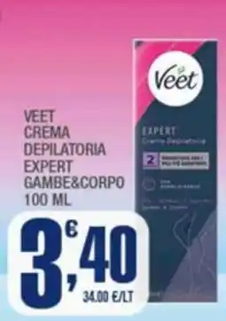 Splendidi e Splendenti VEET CREMA DEPILATORIA EXPERT GAMBE&CORPO offerta