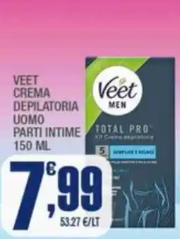 Splendidi e Splendenti Veet Crema Depilatoria Uomo Parti Intime offerta