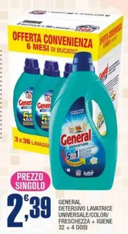 Splendidi e Splendenti General Detersivo Lavatrice Universale offerta