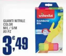Splendidi e Splendenti vileda GUANTI NITRILE COLOR offerta