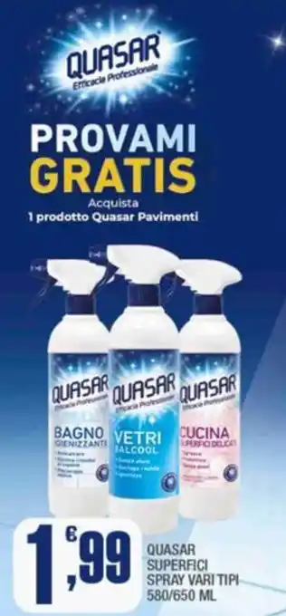 Splendidi e Splendenti Quasar Superfici Spray Vari Tipi offerta