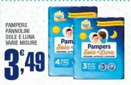 Splendidi e Splendenti Pampers Pannolini Sole e Luna offerta
