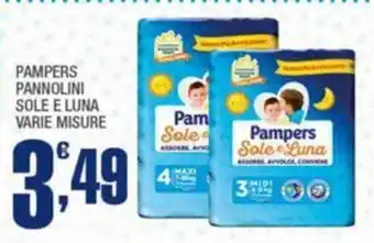 Splendidi e Splendenti Pampers Pannolini Sole e Luna offerta