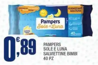 Splendidi e Splendenti Pampers Sole e Luna Salviettine Bimbi offerta